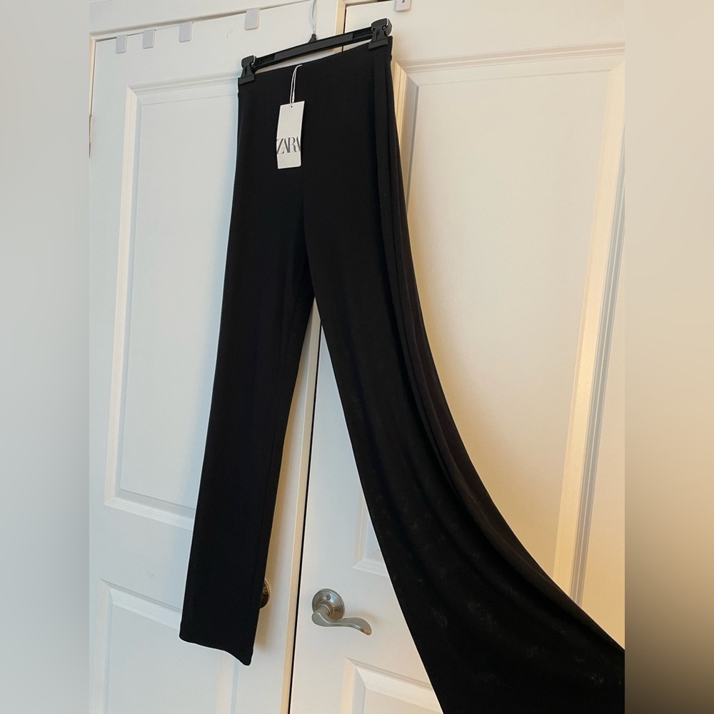 Zara Semi Sheer Black Pants | Women’s Small